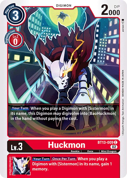 Huckmon 「BT13-009」「EN」