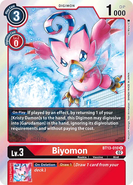 Biyomon 「BT13-010」「EN」
