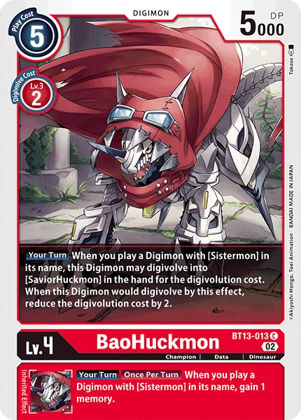 BaoHuckmon 「BT13-013」「EN」