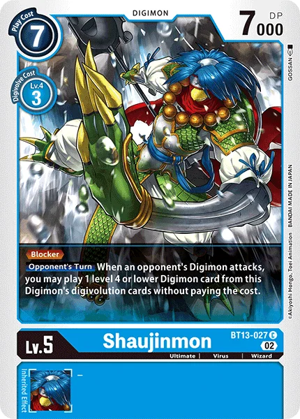 Shaujinmon 「BT13-027」「EN」