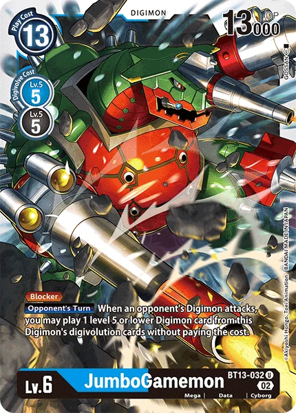 JumboGamemon 「BT13-032」「EN」