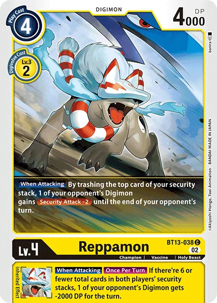 Reppamon 「BT13-038」「EN」