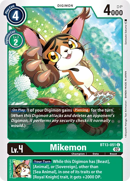 Mikemon 「BT13-051」「EN」