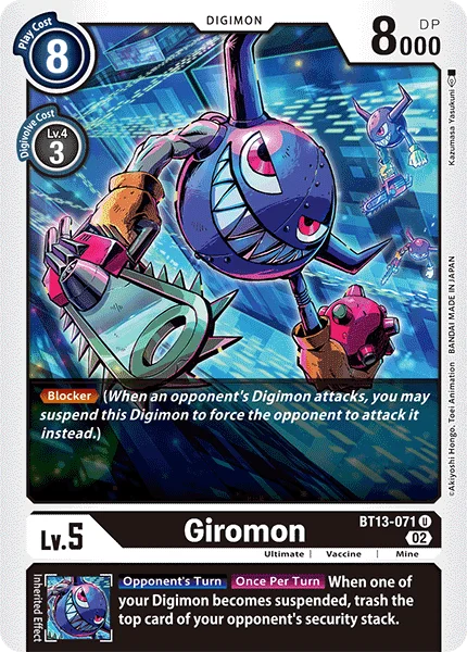 Giromon 「BT13-071」「EN」