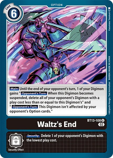 Waltz's End 「BT13-108」「EN」