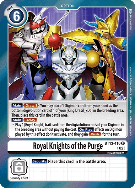 Royal Knights of the Purge 「BT13-110」「EN」