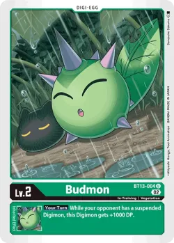 Budmon — Royal Knights Pre-Release Pack #BT13-004 · Digimon