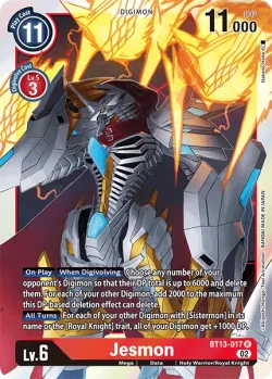 Jesmon — Royal Knights Pre-Release Pack #BT13-017 · Digimon