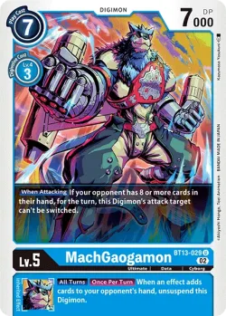 MachGaogamon — Royal Knights Pre-Release Pack #BT13-029 · Digimon