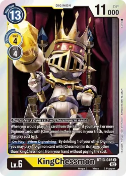 KingChessmon — Royal Knights Pre-Release Pack #BT13-045 · Digimon