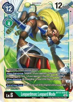Leopardmon: Leopard Mode 「BT13-058」「EN」
