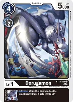 Dorugamon 「BT13-066」「EN」