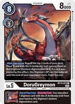DoruGreymon 「BT13-072」「EN」