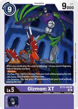 Gizmon: XT 「BT13-086」「EN」
