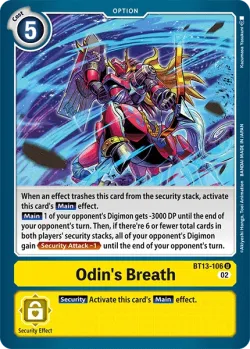 Odin's Breath 「BT13-106」「EN」