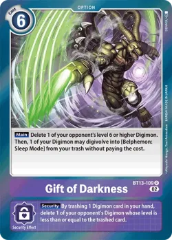 Gift of Darkness 「BT13-109」「EN」
