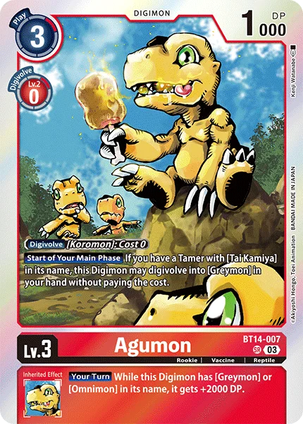 Agumon 「BT14-007」「EN」