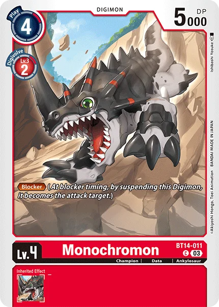 Monochromon 「BT14-011」「EN」