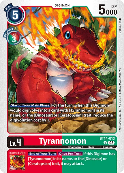 Tyrannomon 「BT14-013」「EN」
