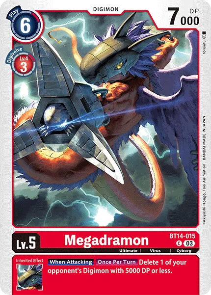 Megadramon 「BT14-015」「EN」