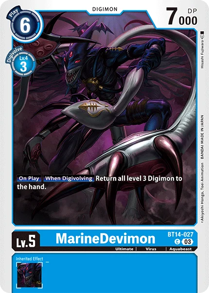 MarineDevimon 「BT14-027」「EN」