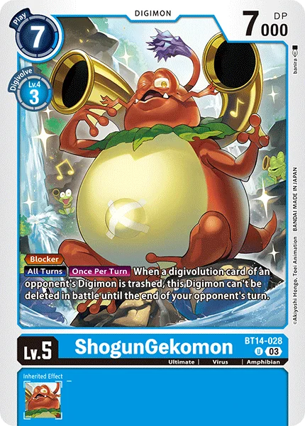 ShogunGekomon 「BT14-028」「EN」
