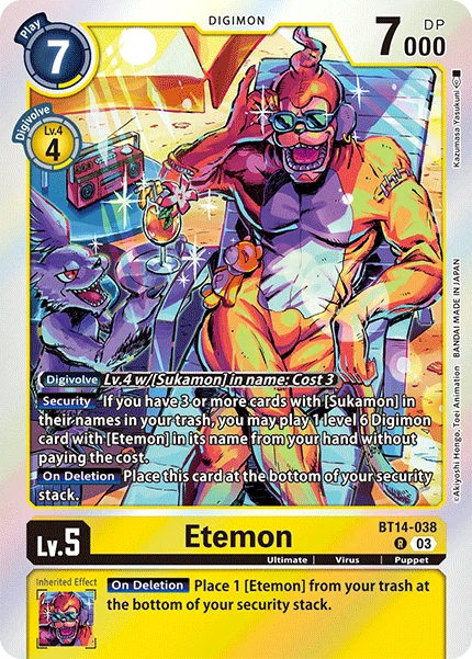 Etemon 「BT14-038」「EN」