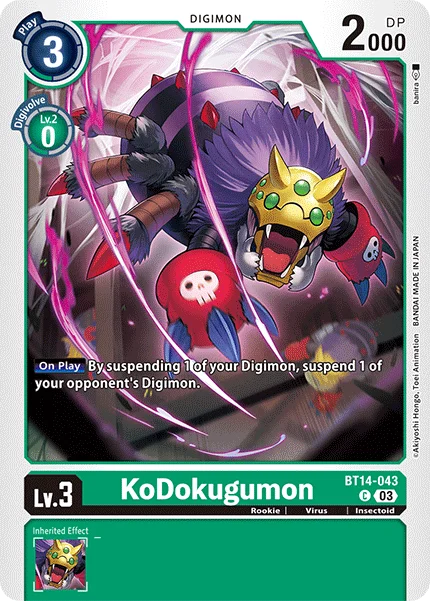 KoDokugumon 「BT14-043」「EN」