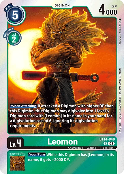 Leomon 「BT14-048」「EN」