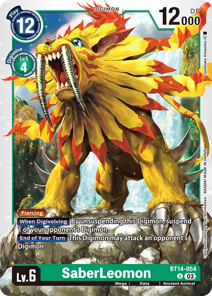 SaberLeomon 「BT14-054」「EN」