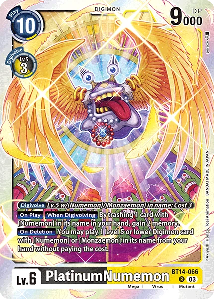 PlatinumNumemon 「BT14-066」「EN」