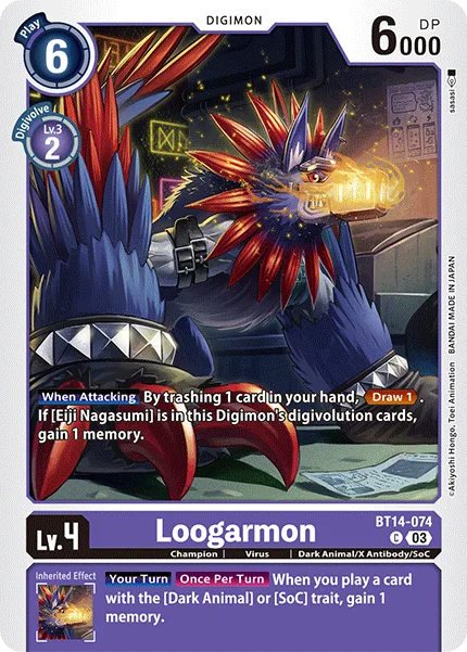 Loogarmon 「BT14-074」「EN」
