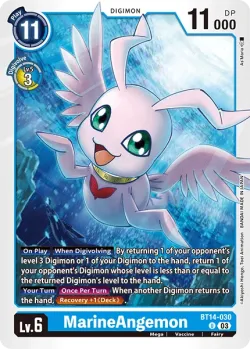 MarineAngemon — Blast Ace Pre-Release Pack #BT14-030 · Digimon