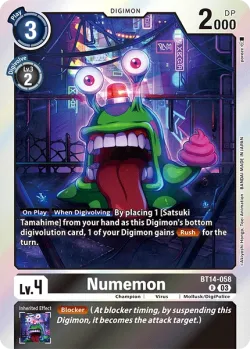 Numemon 「BT14-058」「EN」