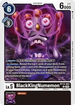 BlackKingNumemon 「BT14-063」「EN」