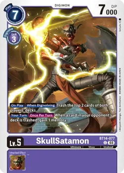 SkullSatamon 「BT14-077」「EN」