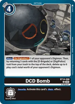 DCD Bomb 「BT14-098」「EN」