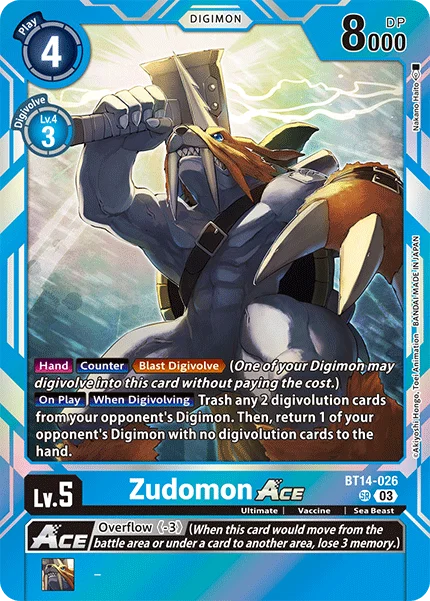 Zudomon 「BT14-026」「EN」