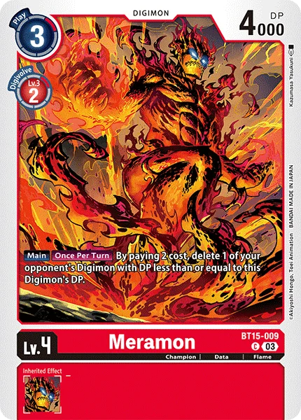 Meramon 「BT15-009」「EN」