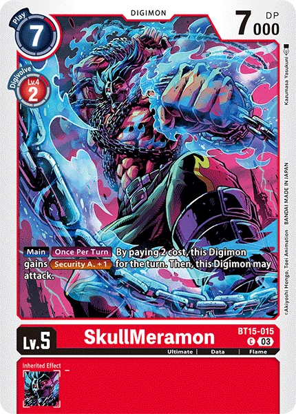 SkullMeramon 「BT15-015」「EN」