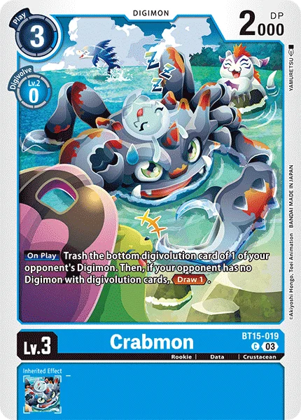 Crabmon 「BT15-019」「EN」