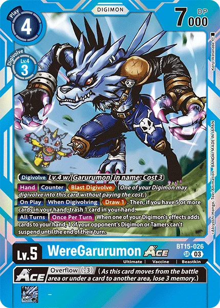 WereGarurumon 「BT15-026」「EN」