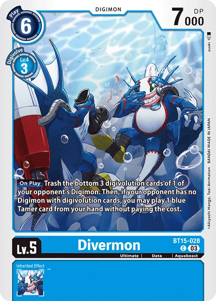 Divermon 「BT15-028」「EN」