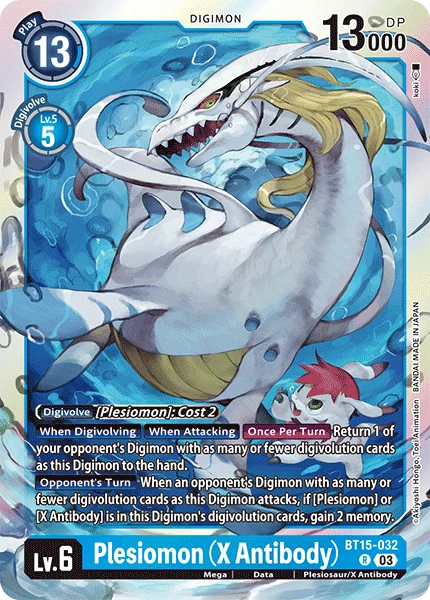 Plesiomon (X Antibody) 「BT15-032」「EN」