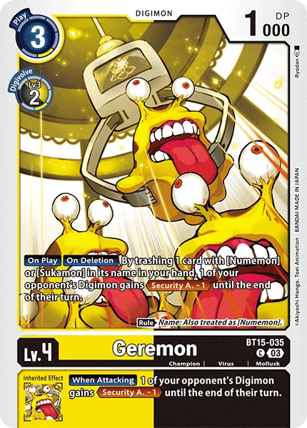 Geremon 「BT15-035」「EN」