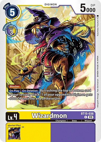 Wizardmon 「BT15-036」「EN」