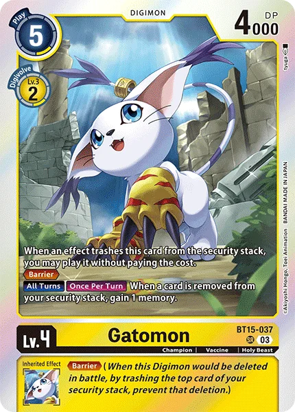 Gatomon 「BT15-037」「EN」