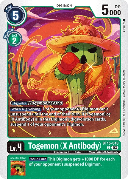 Togemon (X Antibody) 「BT15-048」「EN」