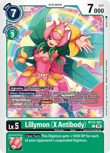 Lillymon (X Antibody) 「BT15-051」「EN」