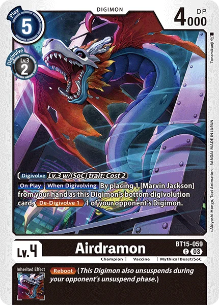 Airdramon 「BT15-059」「EN」